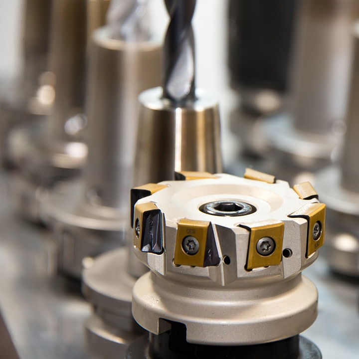 sock knitting machine closeup
